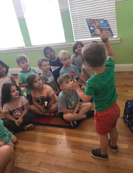 Reading at Shreveport's preschool