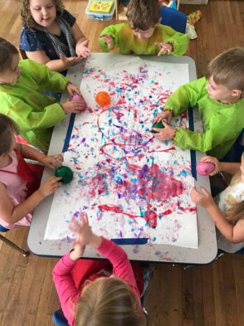 Pre K Art at Shreveport preschool