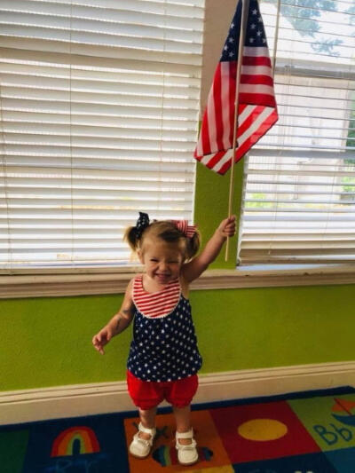 4th of July celebration at child care center